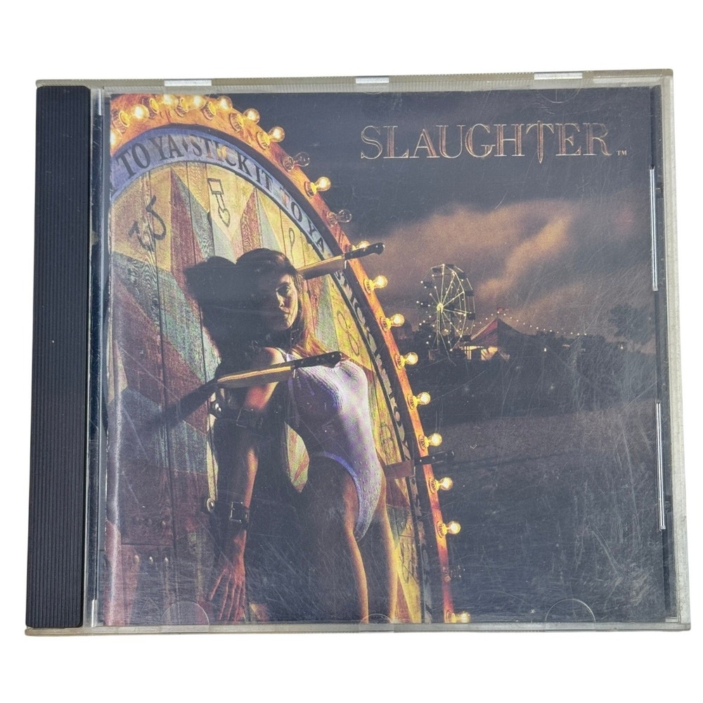 Slaughter Stick It To Ya CD 1990 Chrysalis F2 21702 Glam Metal Up All Night